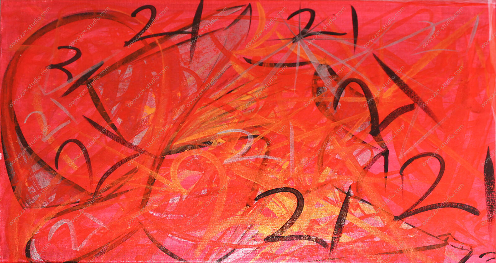 1, 2, Red